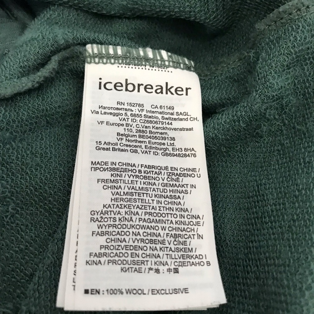 Icebreaker Green Full-Zip Hoodie - Picture 6 of 9